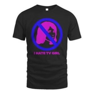 I Hate Tv Girl T-Shirt